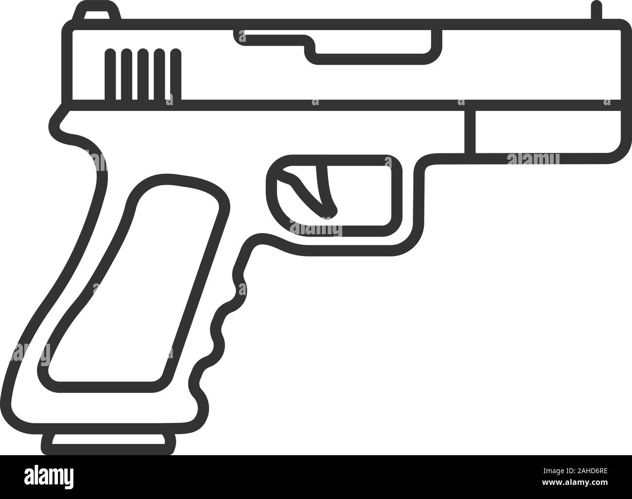 Gun Drawing Hi res Stock Photography And Images Alamy