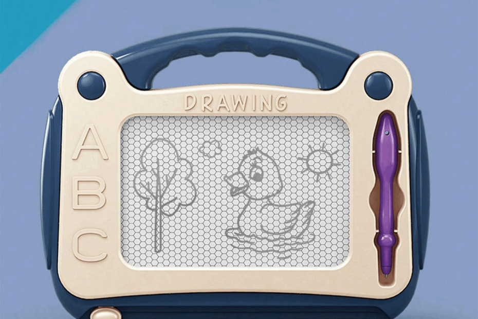 HAMBO Mainan Papan Tulis Anak Magnetic Drawing Board Colorful HB21 Blue JakartaNotebook