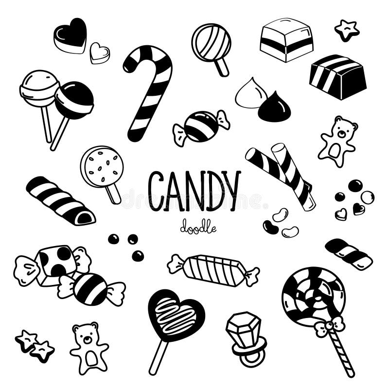 candy drawings