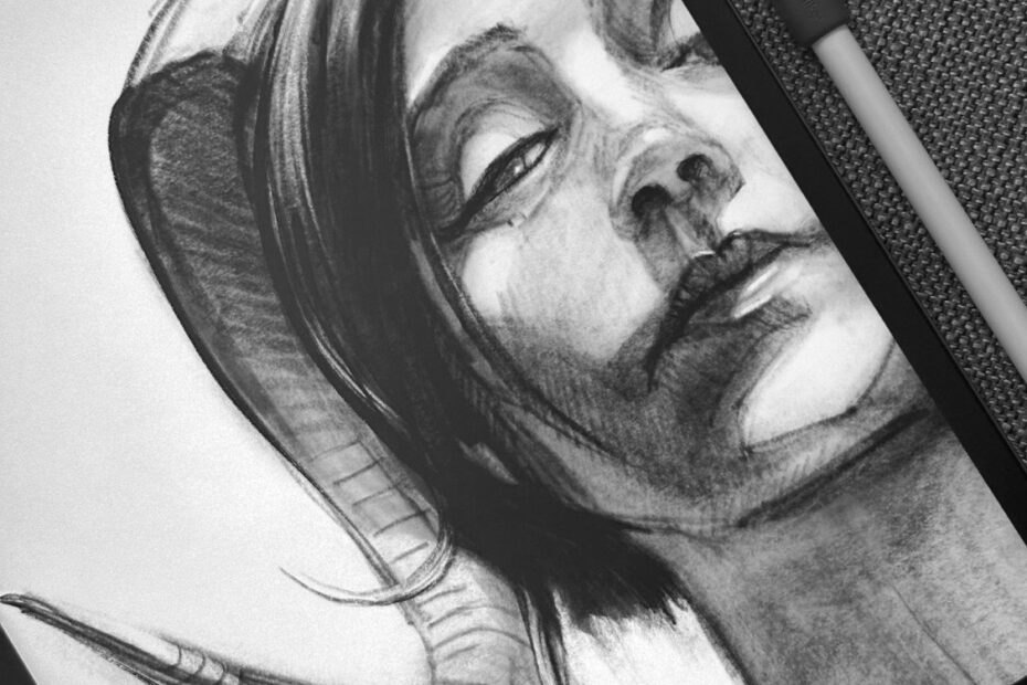 Hand Drawn IPad Art Can Be Fine Art DrawnbyMAC