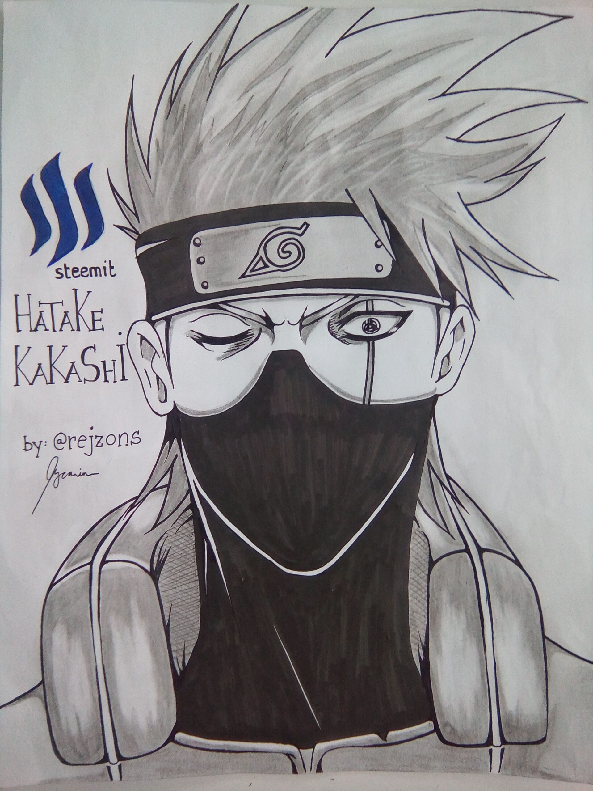 kakashi hatake drawing