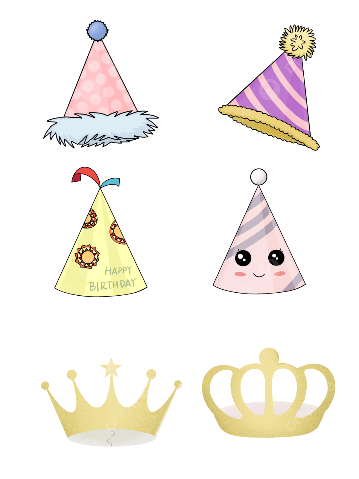 party hat drawing