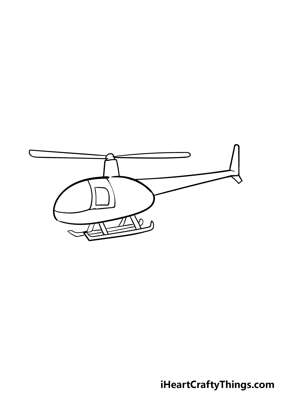 helicopter drawing