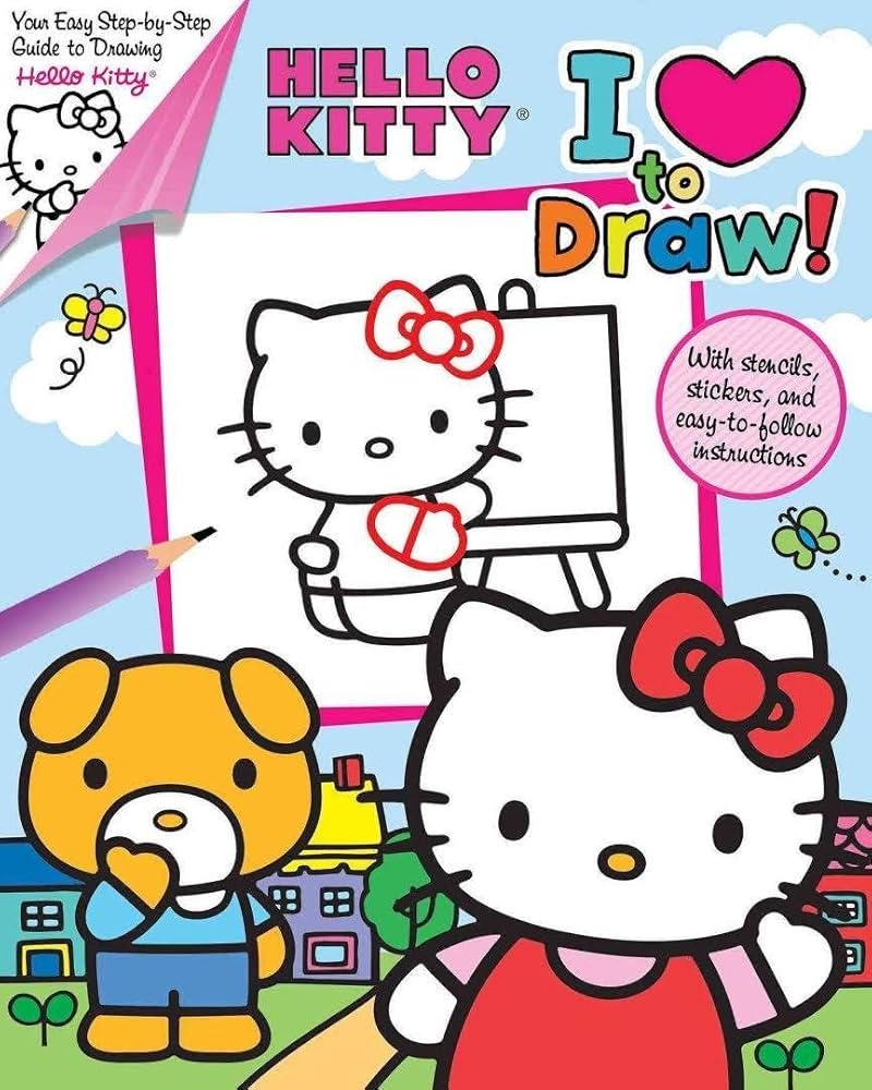 Hello Kitty I Love To Draw 