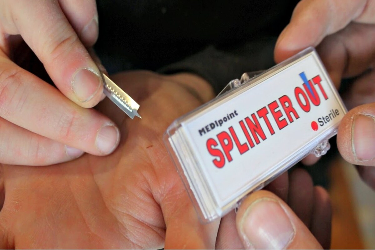how to draw out a splinter
