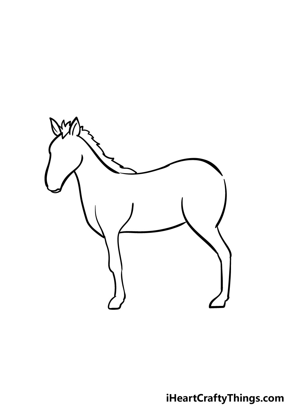 drawing horse