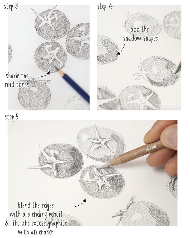 steps drawing
