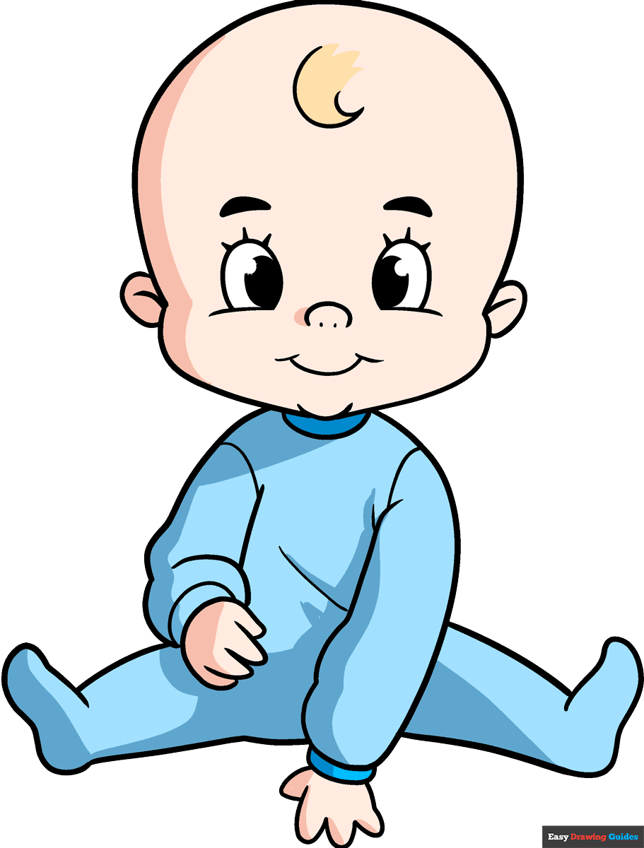 How To Draw A Baby Really Easy Drawing Tutorial