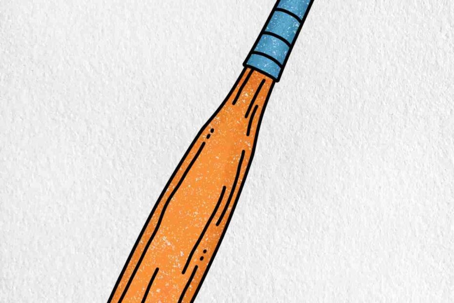 How To Draw A Baseball Bat HelloArtsy