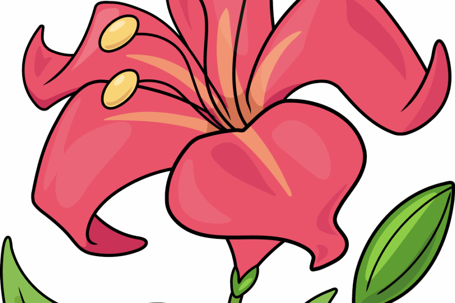 How To Draw A Beautiful Flower Really Easy Drawing Tutorial