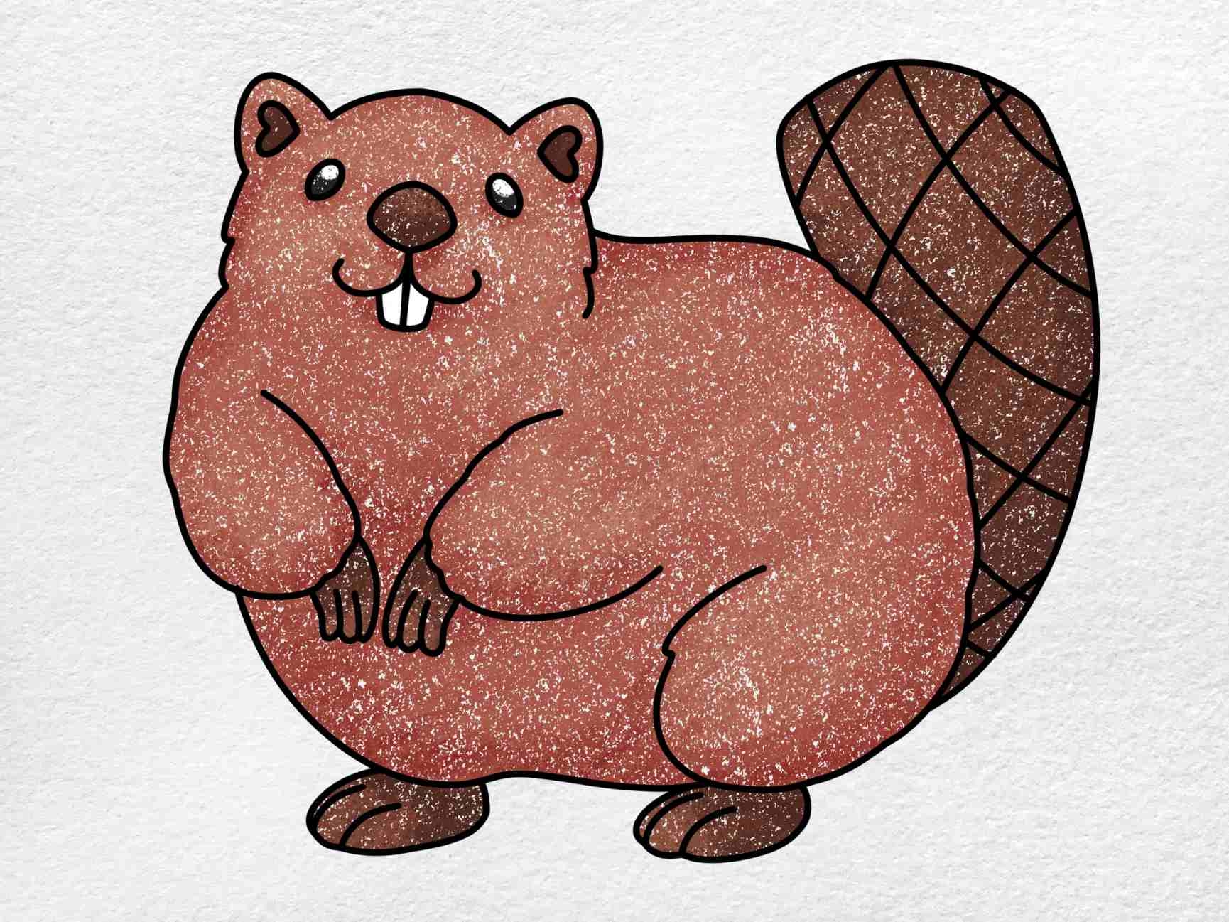 How To Draw A Beaver HelloArtsy