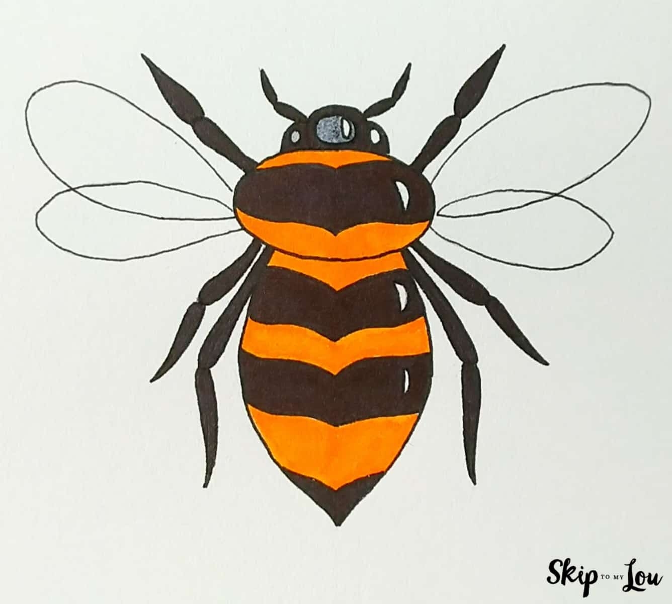 How To Draw A Bee Skip To My Lou