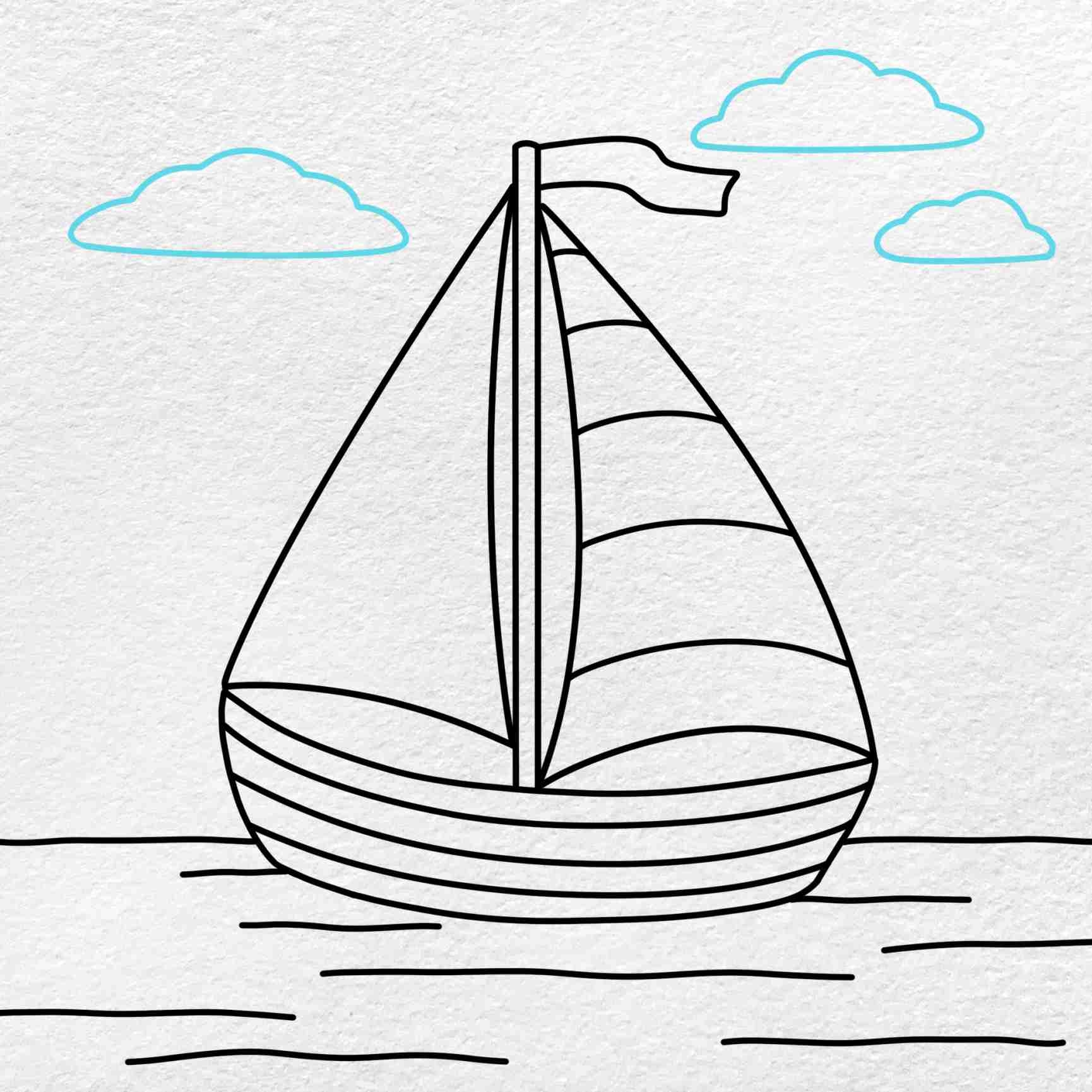 How To Draw A Boat HelloArtsy