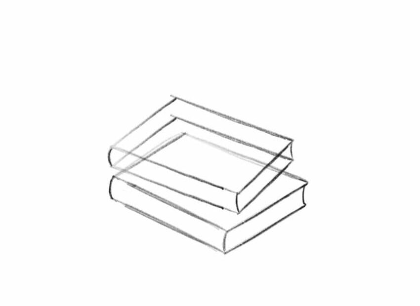 How To Draw A Book opened Or Closed Easy Step By Step