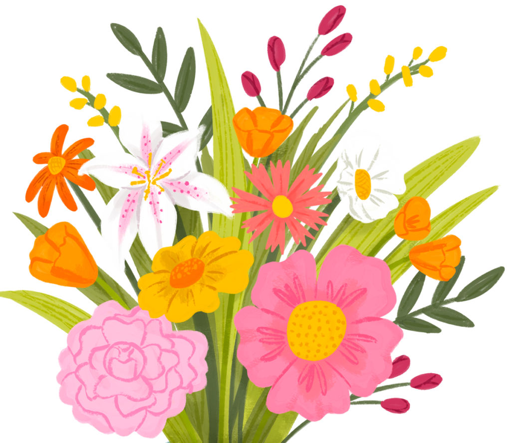 How To Draw A Bouquet Bardot Brush