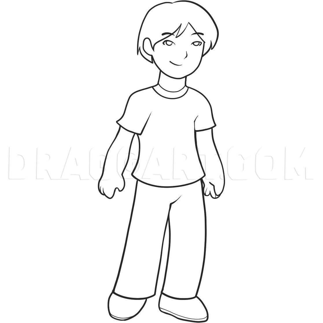 shoes drawing front view simple easy boy anime