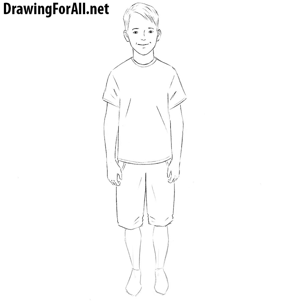 How To Draw A Boy