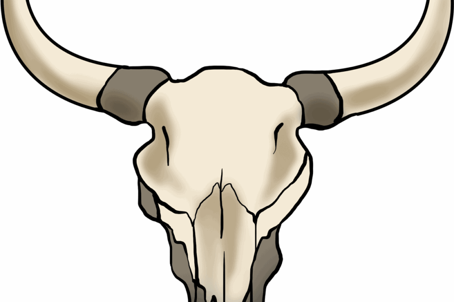 How To Draw A Bull Skull Really Easy Drawing Tutorial
