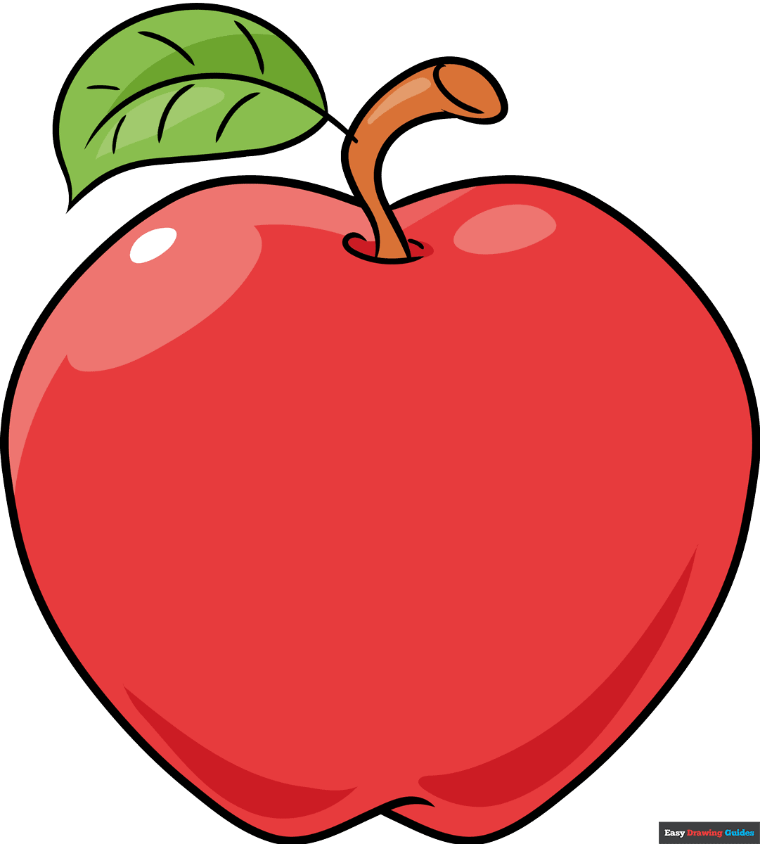 apple drawing