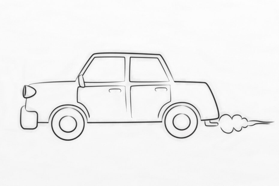 How To Draw A Cartoon Car with Pictures