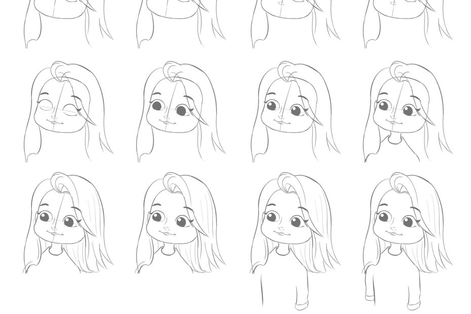 How To Draw A Cartoon Girl How To Draw Easy