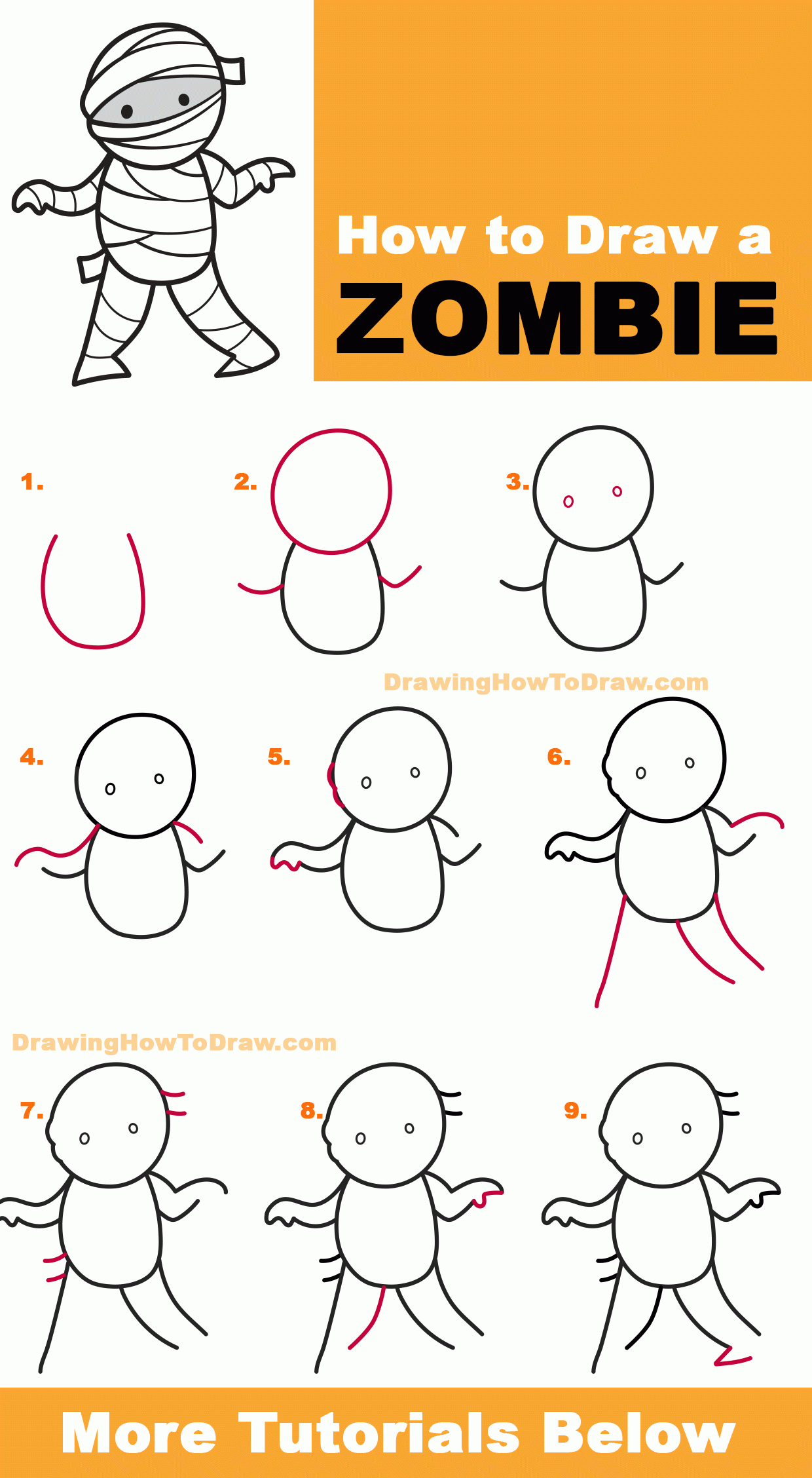 draw a zombie easy