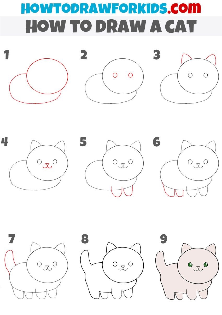 How To Draw A Cat