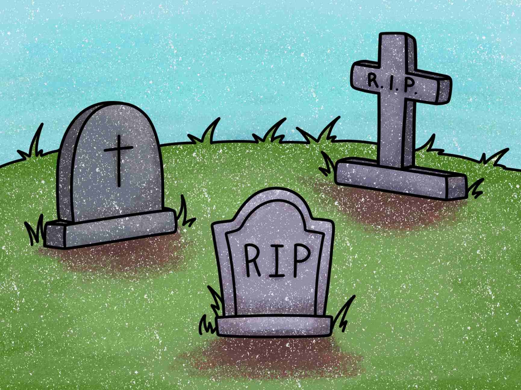 How To Draw A Cemetery HelloArtsy