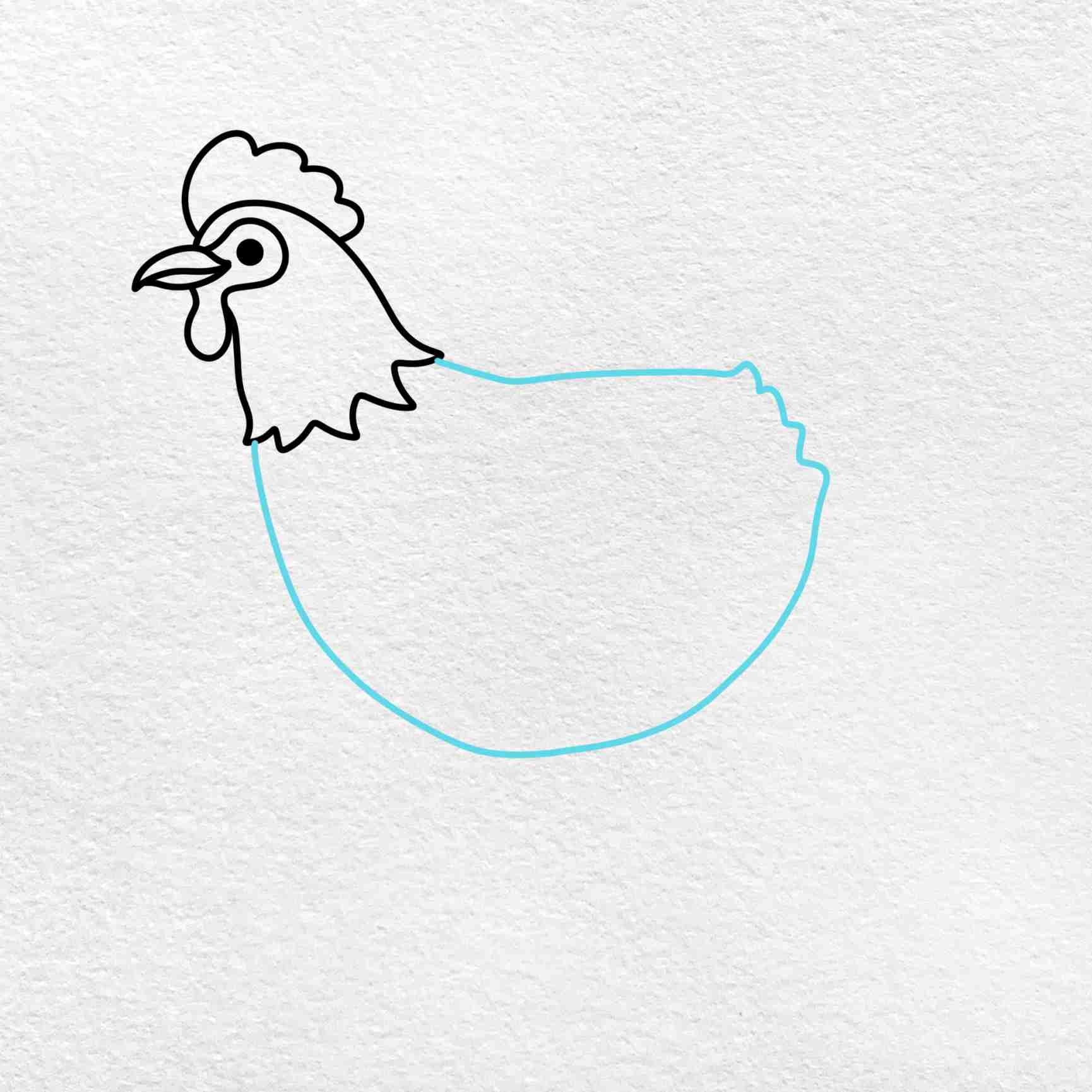 How To Draw A Chicken HelloArtsy