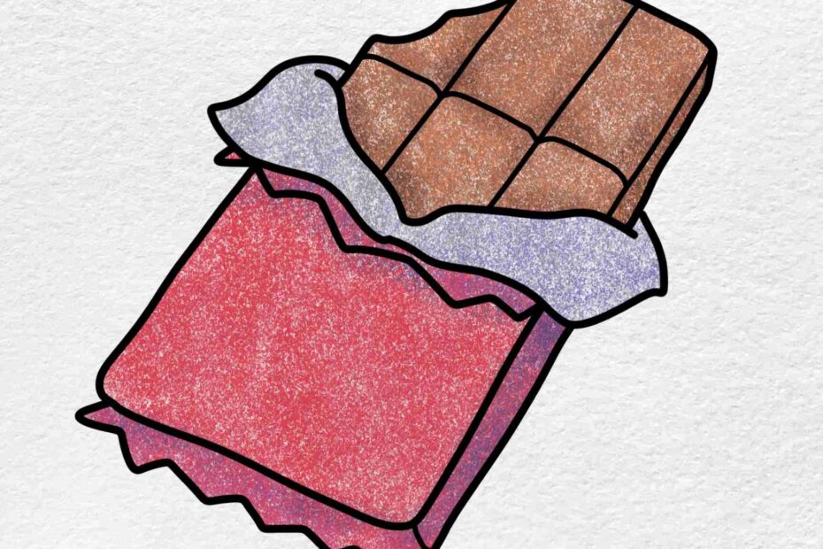 How To Draw A Chocolate Bar HelloArtsy