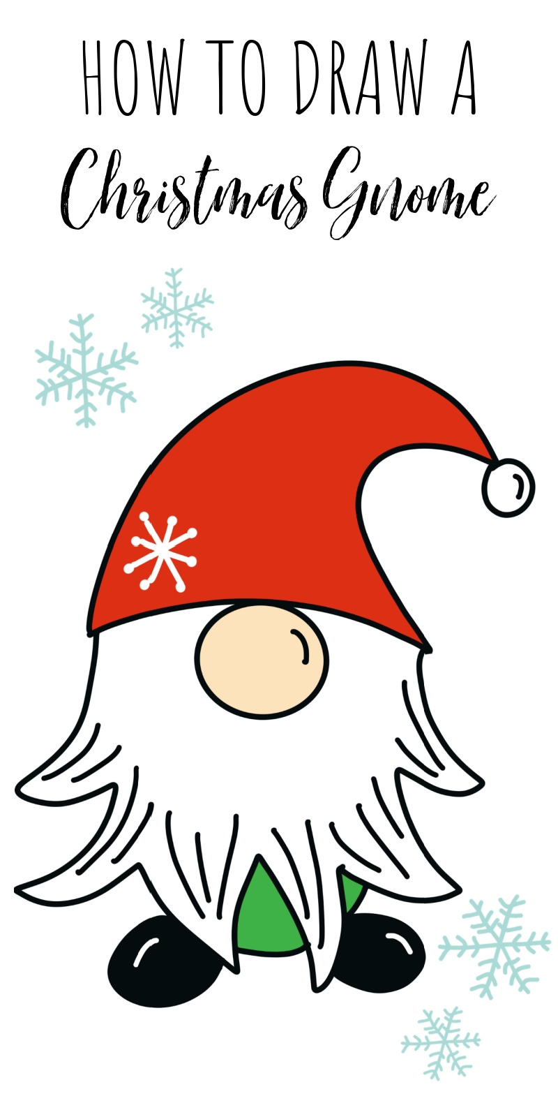 How To Draw A Christmas Gnome Amy Latta Creations