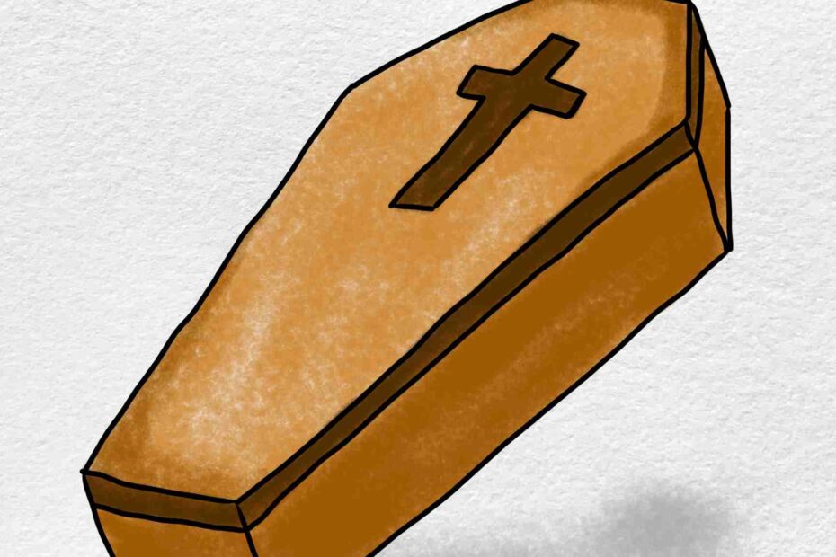 How To Draw A Coffin HelloArtsy