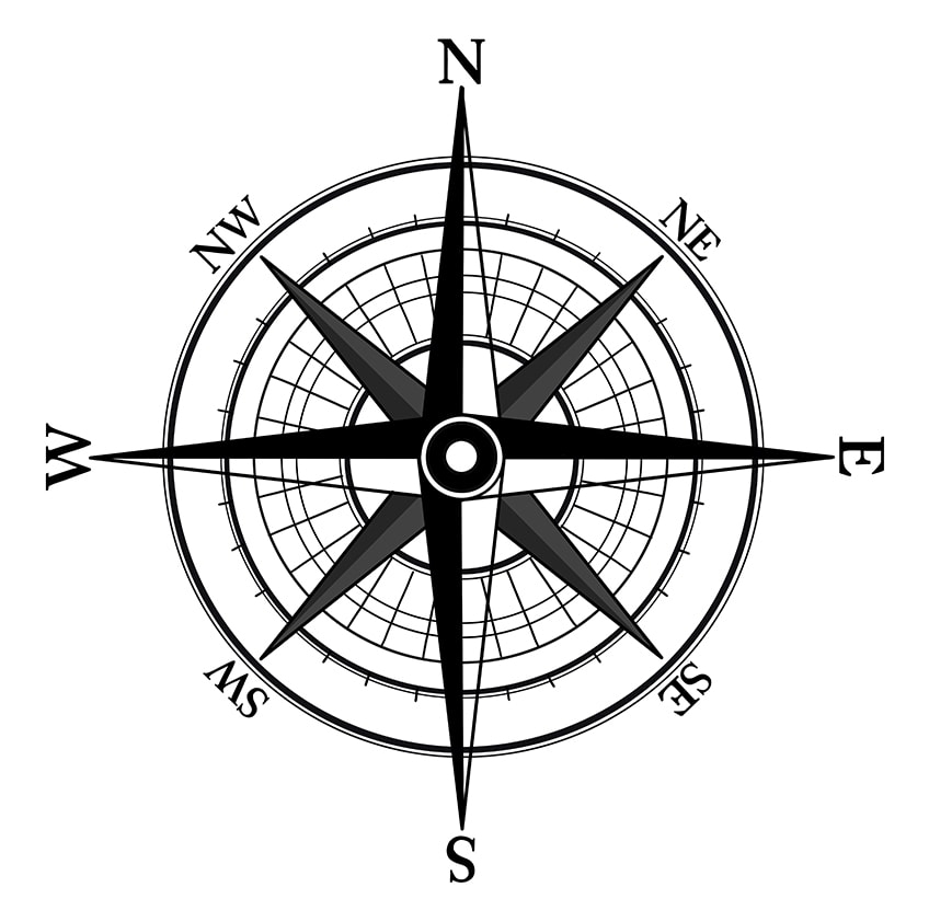 How To Draw A Compass Rose A Step by Step Compass Sketch Tutorial