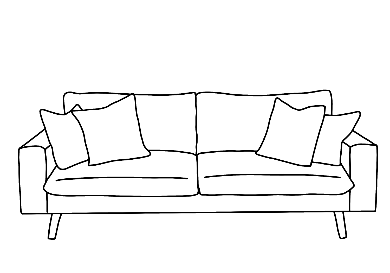 How To Draw A Couch Design School