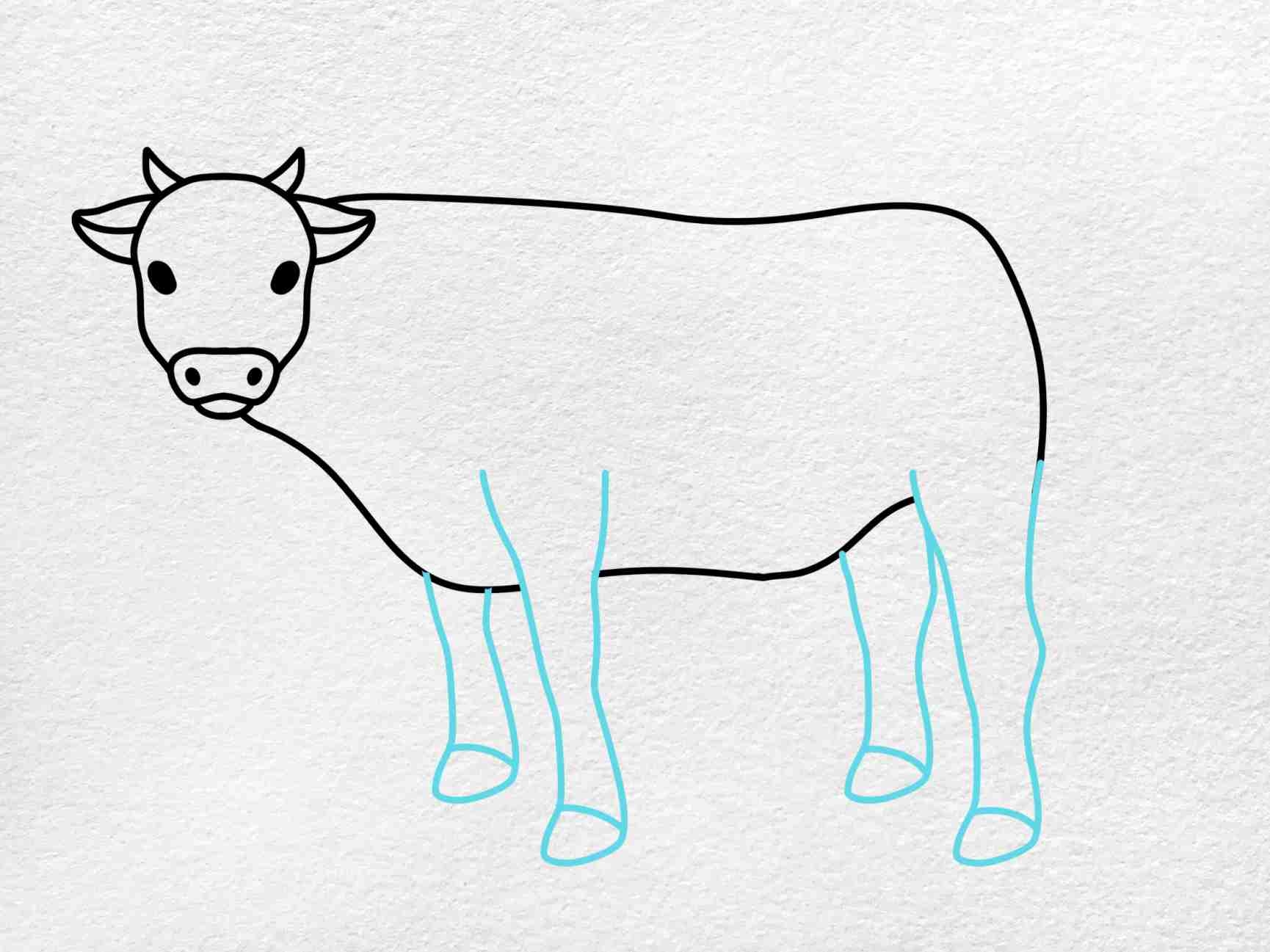 How To Draw A Cow HelloArtsy