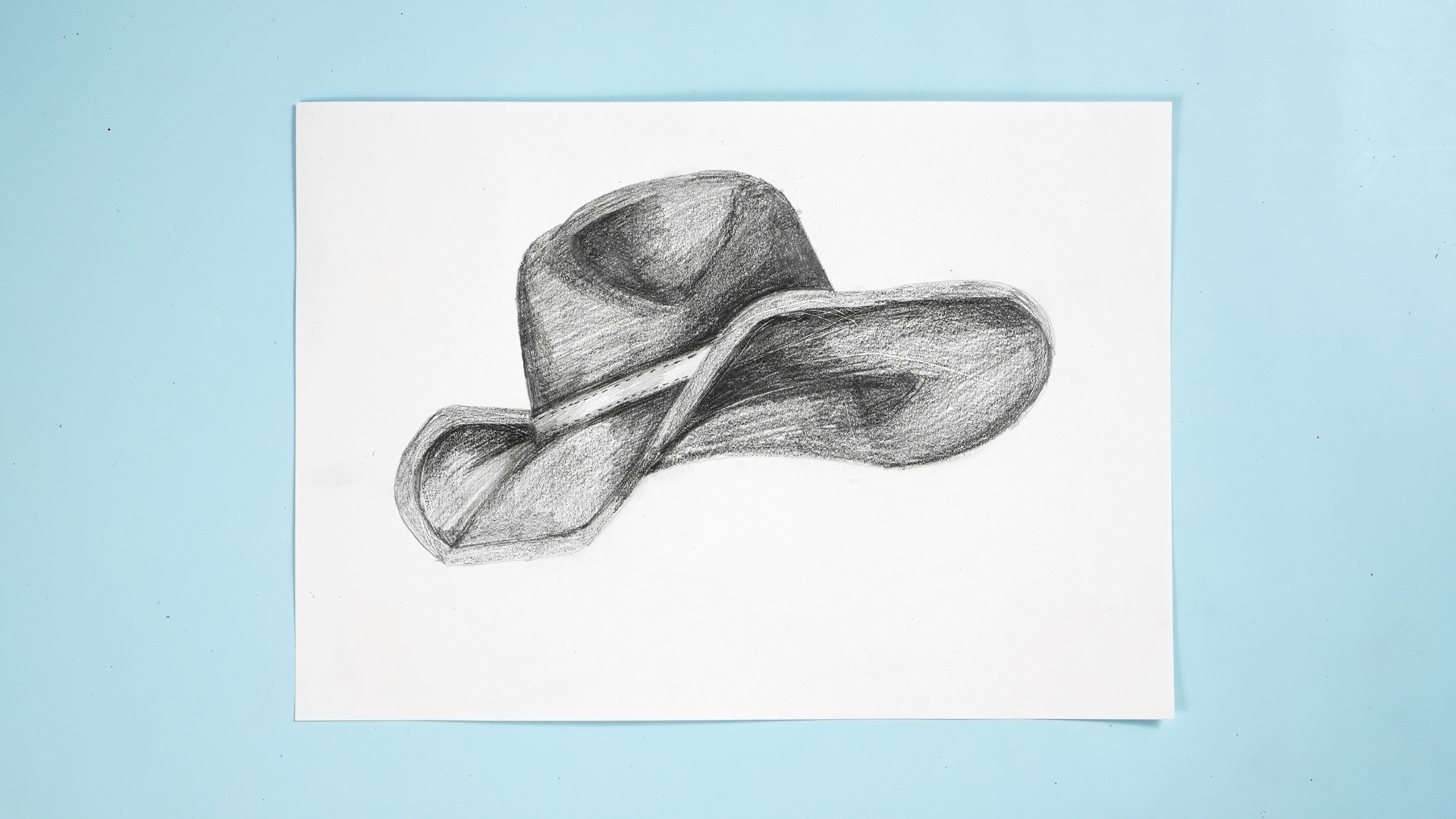 how to draw a cowboy hat