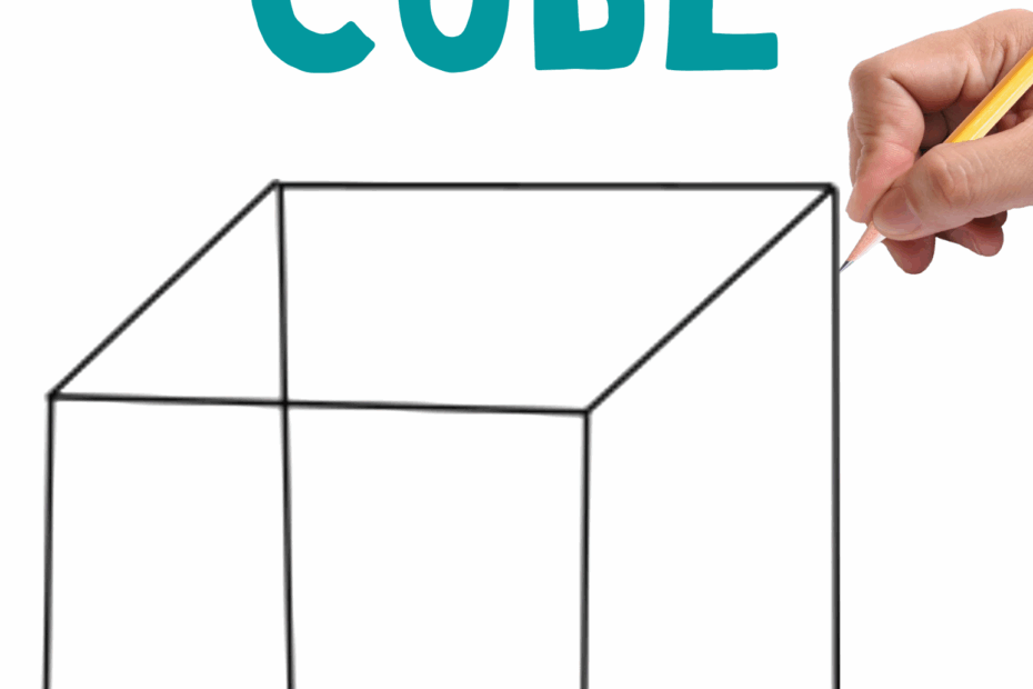 How To Draw A Cube Step By Step Crafty Morning