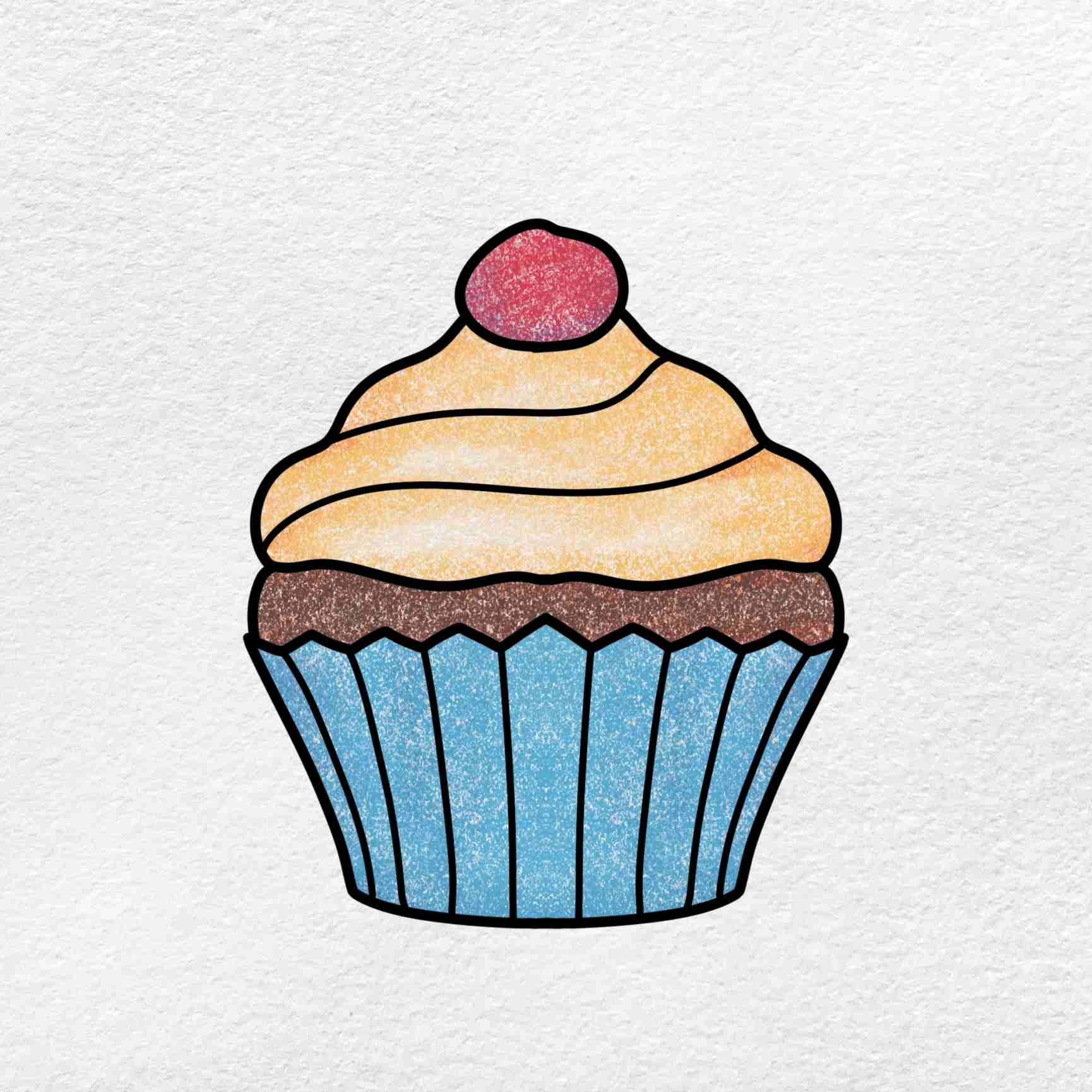 How To Draw A Cupcake HelloArtsy