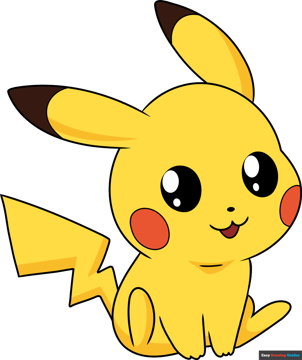 How To Draw A Cute Chibi Pikachu Pok mon Really Easy Drawing 
