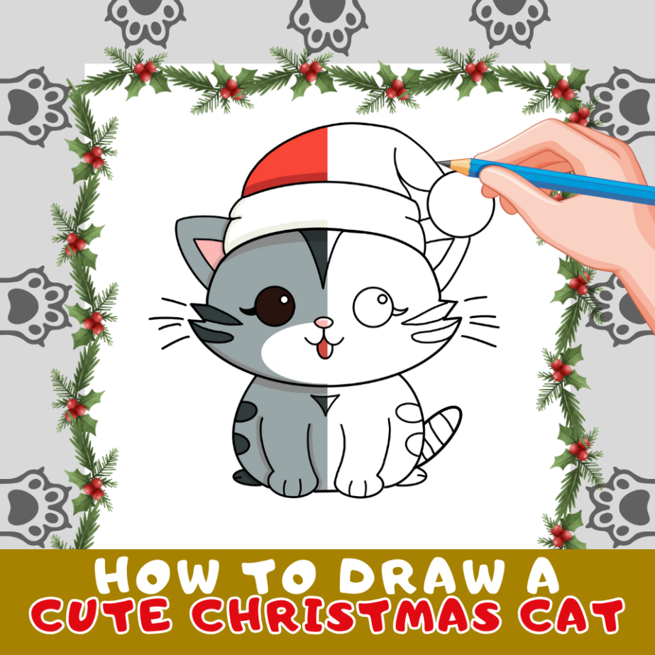 how to draw a cute cat