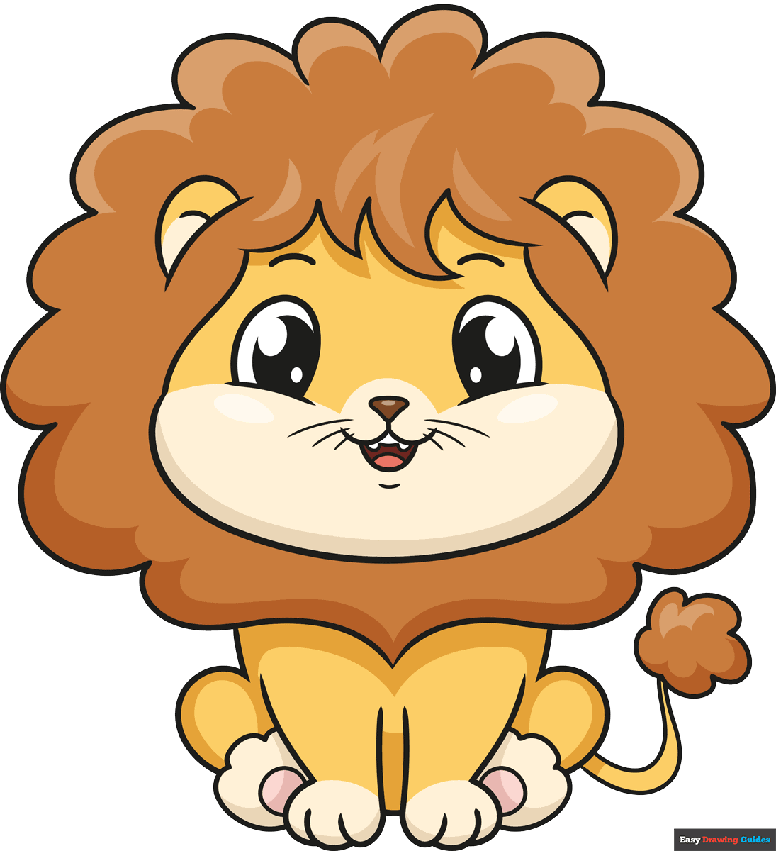 lion drawing
