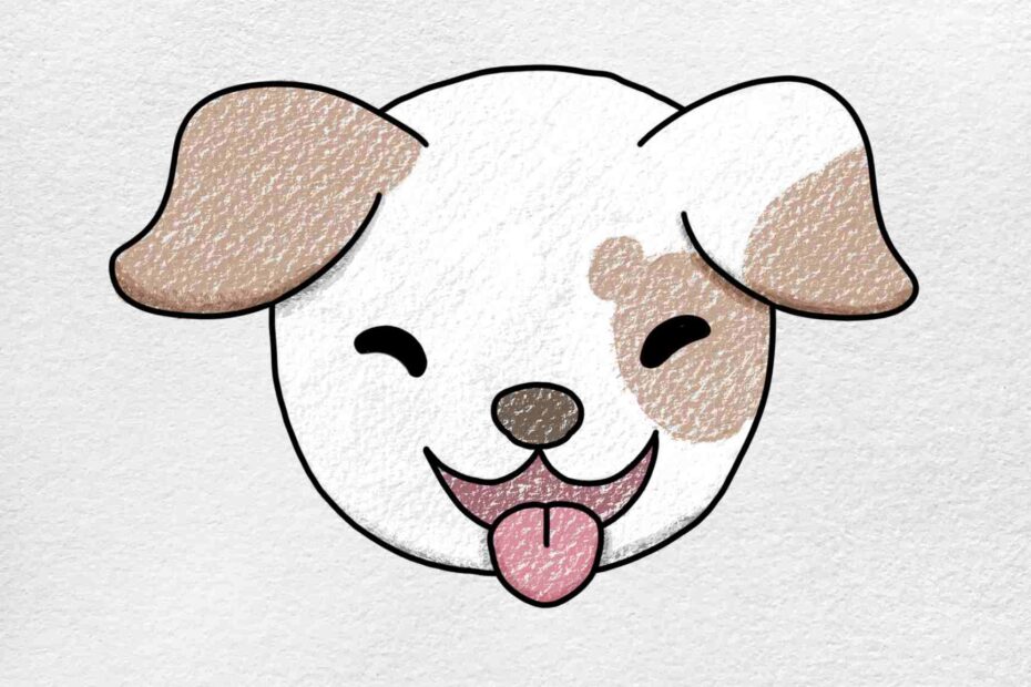 How To Draw A Dog Face HelloArtsy