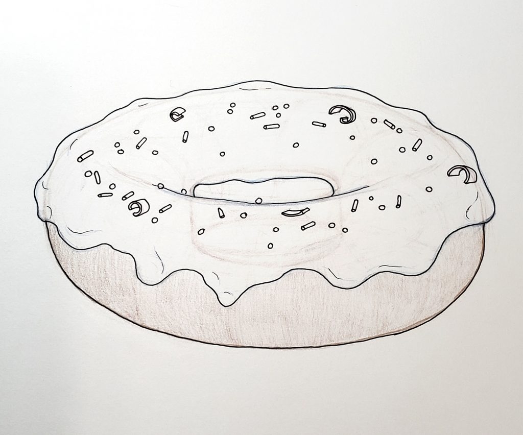 How To Draw A Donut Delicious Donut Drawing Made Easy 2025