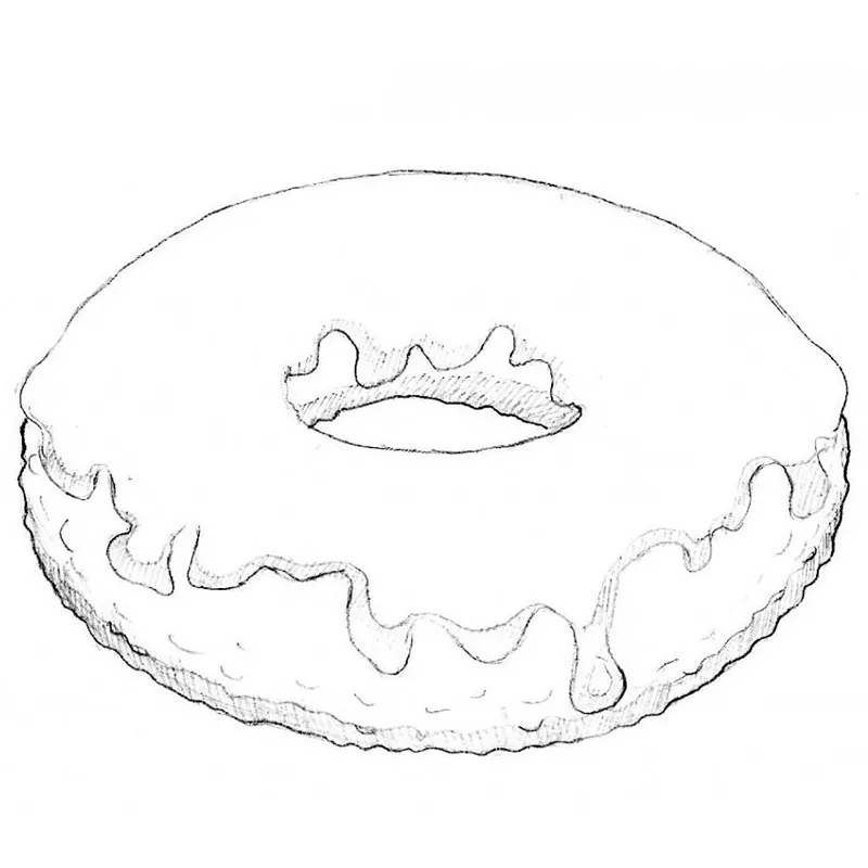 How To Draw A Donut