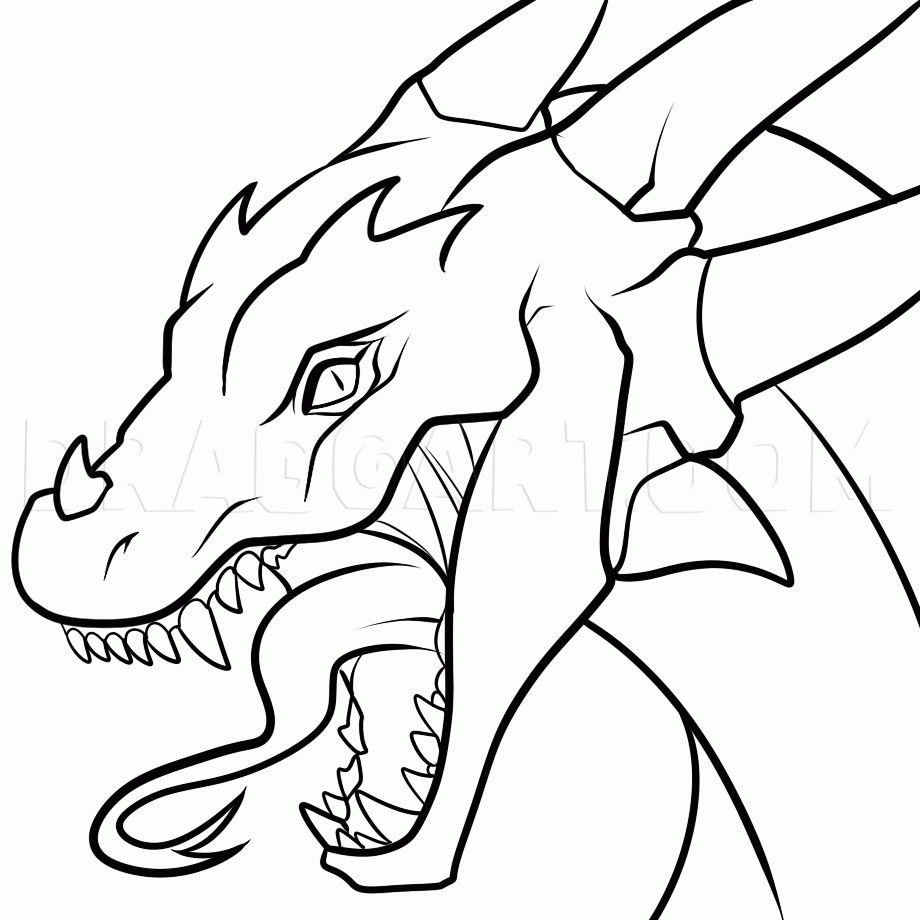 How To Draw A Dragon Realistic Dragon Drawing Step By Step By Dawn DragoArt