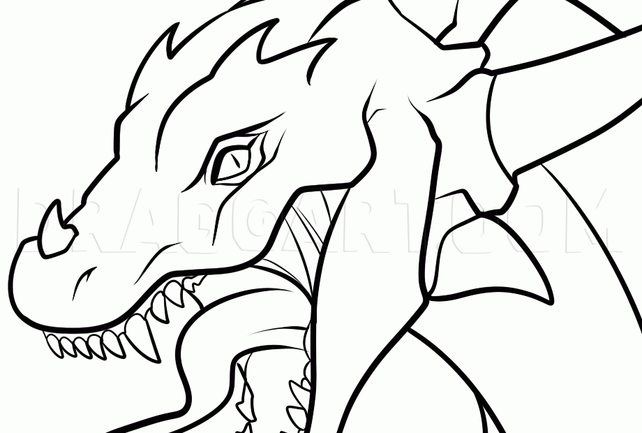 How To Draw A Dragon Realistic Dragon Drawing Step By Step By Dawn DragoArt