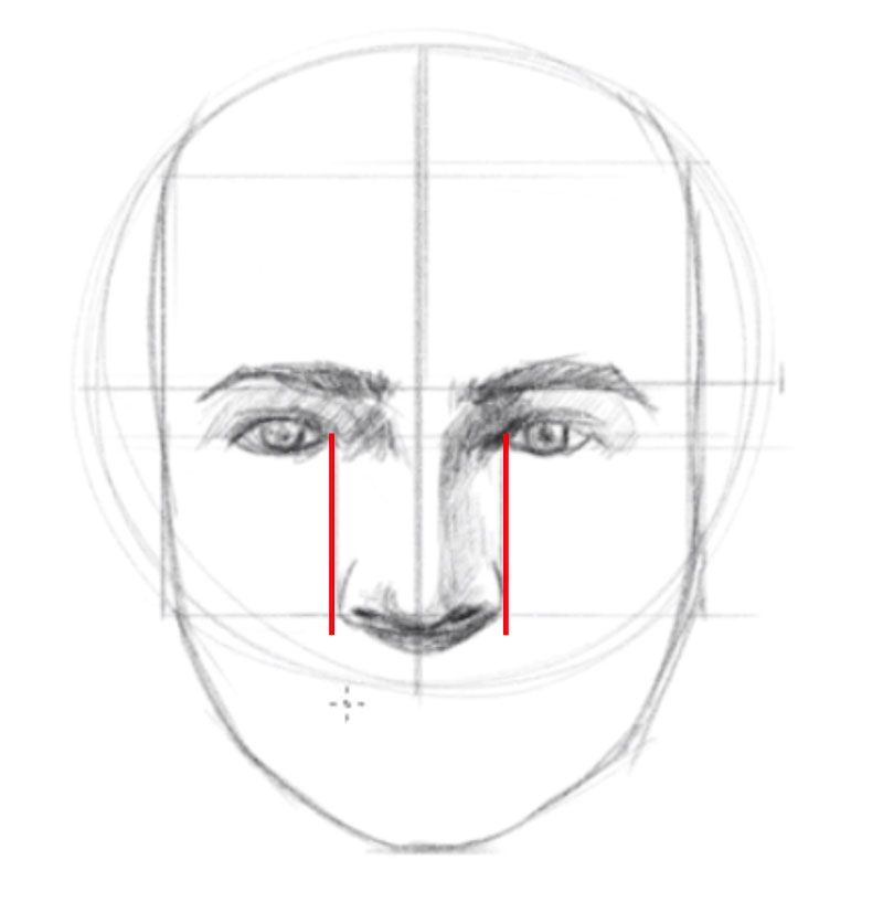 head drawing