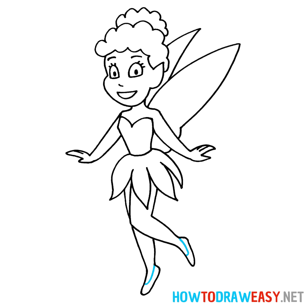 How To Draw A Fairy How To Draw Easy