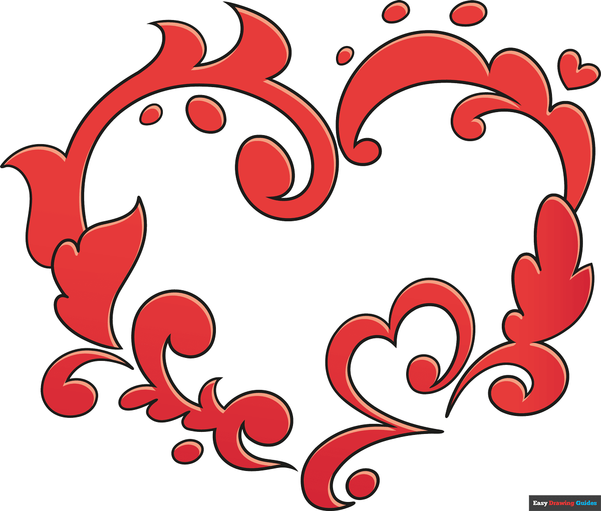 drawings of hearts