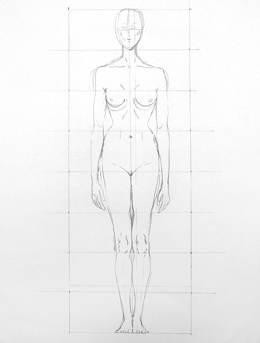 How To Draw A Female Body Realistic Female Life Drawing